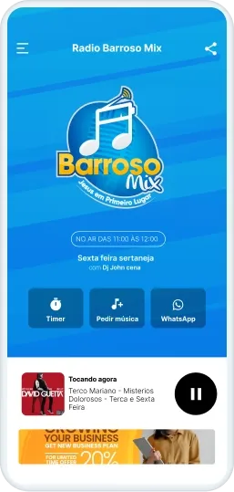 Imagem do aplicativo exclusivo