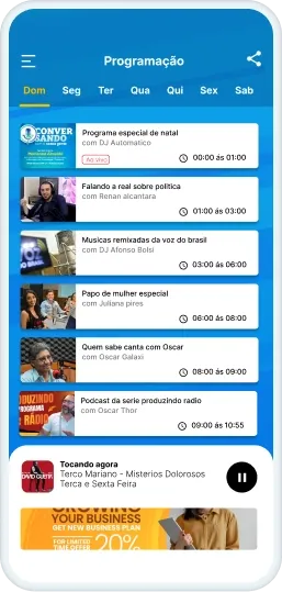 Imagem do aplicativo exclusivo